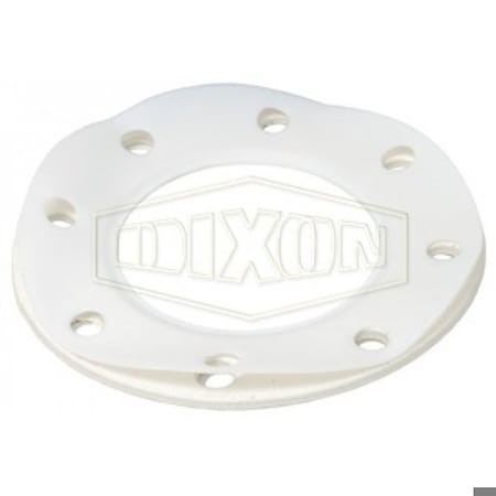 Dixon Flange Gasket, PTFE, 4 in Nominal, 6-5/8 in OD x 1/8 in Thick, Domestic 400GTTFTK